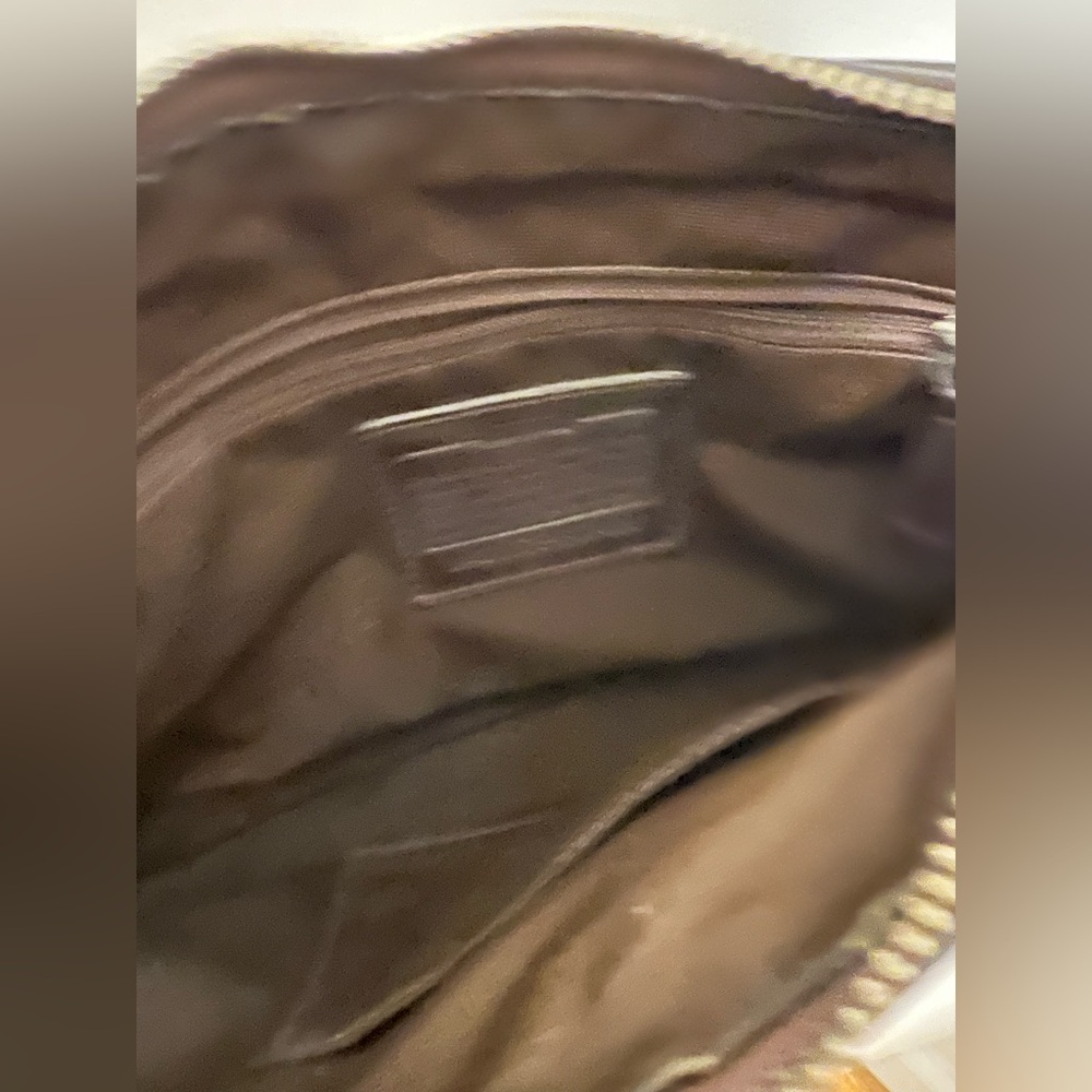 Coach, Crossbody Bag, Tan and Brown - Picture 7 of 9